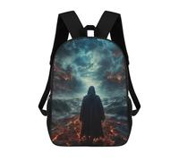 sinyumoney God Descent Into Madness Sac À Dos Enfant Fille 3D, Sac D'école, Sac À Dos Pour Tout-petits, Sac À Dos Décontracté, Sac À Livres Tendance 17inch