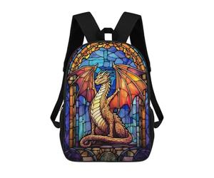 sinyumoney Gold Textra Dragon Sac À Dos Enfant, Sac D'école, Sac À Dos Imprimé 3D Avec Motif De Dessin Animé, Grande Capacité, Pour Garçons Et Filles 17inch