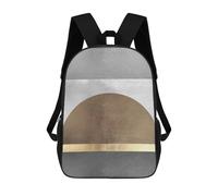 sinyumoney Golden Art 8 Sac À Dos Enfant, Cartable Imprimé En 3D Pour Garçons Et Adolescents 17inch