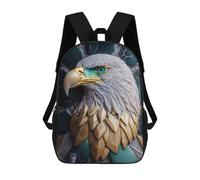 sinyumoney Golden Eagle Sculpture Sacs À Dos Imprimés En 3D Pour Enfants, Sacs D'école Tendance Pour Garçons, Sacs De Voyage, Sacs Scolaires Pour Élèves Du Primaire 17inch