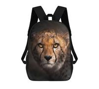 sinyumoney Golden Eyes of The Cheetah Sac À Dos Scolaire Pour Enfants 17 Pouces, Sac À Dos Décontracté Pour Les Voyages, Grand Sac À Dos De Jour Pour Garçons Et Filles 17inch