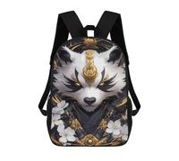 sinyumoney Golden Fox Art Print Animal Sac À Dos Scolaire Imprimé En 3D Pour Enfants, Sac À Dos De Voyage, Sac Tendance Et Décontracté Pour Écoliers 17inch