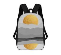 sinyumoney Golden Landscape VII Sac À Dos Enfant Tendance Et Amusant, Sac À Dos Pour Garçons Et Adolescents, Sac D'école Imprimé En 3D Pour Garçons 17inch