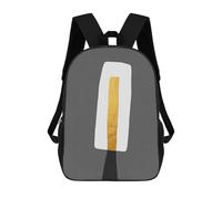 sinyumoney Golden Polygon VII Sac À Dos Scolaire Pour Adolescents, Imprimé En 3D, Ajustable, À Poches Tendance, Pour Enfants, Garçons, Filles, Étudiants Et Adolescents 17inch