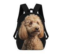 sinyumoney Golden Poodle Dog Breed-1 Sacs À Dos Pour Enfants, Sac À Dos Scolaire Imprimé En 3D Pour Enfants, Sac À Dos De Voyage, Sac À Livres Pour Enfants 17inch Sac D'école
