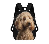 sinyumoney Golden Poodle Dog Breed 17inch Sacs À Dos Scolaires Imprimés En 3D - Sacs À Dos Tendance Pour Garçons Du Primaire Et Du Collège