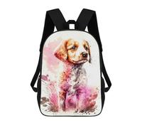 sinyumoney Golden Retriever Sac À Dos Scolaire Pour Enfants, Sac D'école Imprimé En 3D, Sac D'école Tendance Pour Garçons, Élèves Du Primaire Et Du Collège 17inch