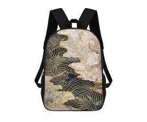 sinyumoney Golden Spiral Harmony Sacs À Dos Imprimés En 3D Pour Enfants 17inch Sacs À Dos Tendance Et Décontractés Pour La Journée, Sacs De Voyage, Sacs À Dos D'extérieur Pour Garçons Et Filles