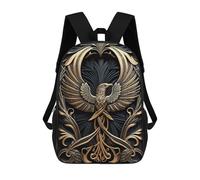 sinyumoney Golden Wings Phoenix Sac À Dos Imprimé 3D Pour Enfants, Sac À Dos Léger Pour Écoliers Et Écoliers, Sac À Goûter Pour La Crèche 17inch