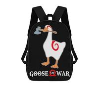 sinyumoney Goose Duck Funny Gaming Sacs À Dos Scolaires Pour Enfants, Sac D'école Tendance, Sac D'école Imprimé En 3D Pour Garçons, Élèves Du Primaire Et Du Collège 17inch