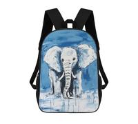 sinyumoney Graceful Elephant in Water Sac À Dos, Cartable Imprimé En 3D, Sac À Goûter, Sac À Dos De Voyage, Sac À Dos Entre Amis, Sac À Dos Scolaire Pour Filles Et Garçons 17inch