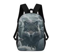 sinyumoney Gray Wolf Sheep Leader Sac À Dos Scolaire Imprimé En 3D Pour Enfants, Sac À Dos De Voyage Tendance Et Décontracté Pour Écoliers 17inch