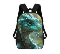 sinyumoney Green Baby Dragon Sac À Dos Pour Enfants, Impression 3D, Sac D'école Pour Garçons Et Filles, Sac À Dos Tendance Et Décontracté Pour Écoliers 17inch