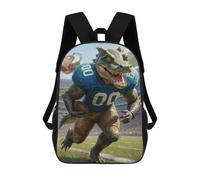 sinyumoney Gridiron Alligator Ball Sac À Dos Enfant, Sac D'école, Sac À Dos Imprimé 3D Avec Motif De Dessin Animé, Grande Capacité, Pour Garçons Et Filles 17inch