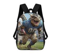 sinyumoney Gridiron Dino Football 3 Sacs À Dos Pour Enfants, Cartables Imprimés En 3D, Sacs À Dos Pour Élèves Du Primaire Et Du Collège (garçons Et Filles) 17inch