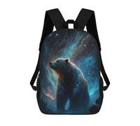 sinyumoney Grizzly Bear Style 4 Sac À Dos Scolaire Enfant Tendance Et Décontracté, Sac À Dos Imprimé En 3D Pour Garçon, Grand Sac À Dos 17inch