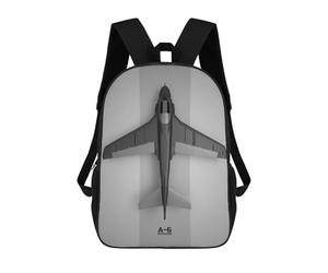 sinyumoney Grumman A6 Intruder Sac À Dos Scolaire Pour Enfants Imprimé En 3D, Idéal Pour Les Voyages Et Les Lectures, Pour Les Garçons Et Les Élèves Du Primaire 17inch
