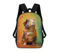 sinyumoney Guinea Pig Animals Sac À Dos Enfant Tendance Et Amusant, Sac À Dos Pour Garçons Et Adolescents, Sac D'école Imprimé En 3D Pour Garçons 17inch