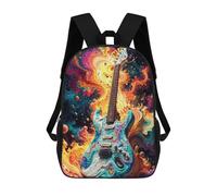 sinyumoney Guitar Dream Sac À Dos Scolaire Imprimé En 3D Pour Garçons Et Filles, Sac À Dos Pour Enfants, Sac De Voyage 17inch