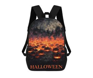 sinyumoney Halloween Horror Poster Sacs À Dos Pour Enfants, Sac À Dos Scolaire Imprimé En 3D Pour Enfants, Sac À Dos De Voyage, Sac À Livres Pour Enfants 17inch Sac D'école