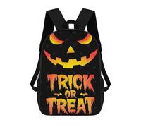 sinyumoney Halloween Jack-o-Lantern Sac À Dos Enfant Fille 3D, Sac D'école, Sac À Dos Pour Tout-petits, Sac À Dos Décontracté, Sac À Livres Tendance 17inch