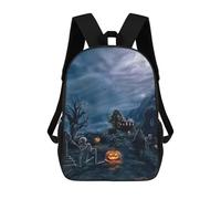 sinyumoney Halloween Night Sacs À Dos Pour Enfants, Sac D'école Imprimé En 3D, Cartable Pour Enfants, Sac De Voyage, Sac À Dos Garçon Fille, Sac D'école Pour Enfants 17inch