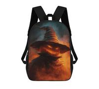 sinyumoney Halloween Pumpkin Art Print Sacs À Dos Pour Enfants, Sac À Dos Scolaire Imprimé En 3D Pour Enfants, Sac À Dos De Voyage, Sac À Livres Pour Enfants 17inch Sac D'école