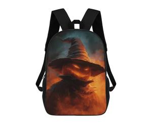 sinyumoney Halloween Pumpkin Art Print Sacs À Dos Pour Enfants, Sac À Dos Scolaire Imprimé En 3D Pour Enfants, Sac À Dos De Voyage, Sac À Livres Pour Enfants 17inch Sac D'école