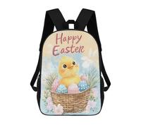 sinyumoney Happy Easter Sacs À Dos Scolaires Pour Enfants, Sac D'école Imprimé En 3D Pour Garçons, Élèves Du Primaire Et Du Collège 17inch