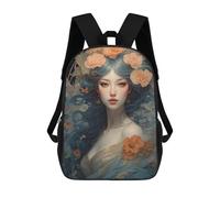 sinyumoney Harmony in Japanese Nature Sacs À Dos Scolaires Pour Enfants, Sac D'école Imprimé En 3D Pour Garçons, Élèves Du Primaire Et Du Collège 17inch