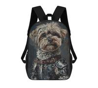 sinyumoney Havanese Dog in Armor Sacs À Dos Pour Enfants, Cartables Imprimés En 3D, Sacs À Dos Pour Élèves Du Primaire Et Du Collège (garçons Et Filles) 17inch
