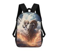 sinyumoney Heavenly Ram Sac À Dos Imprimé 3D Pour Enfants, Sac À Dos Léger Pour Écoliers Et Écoliers, Sac À Goûter Pour La Crèche 17inch