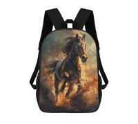 sinyumoney Horse Animal Sac À Dos Scolaire Imprimé En 3D, Sac À Dos Décontracté Pour Enfants, Sac D'école Imprimé En 3D Pour Garçons, Primaire Et Collège 17inch