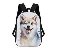 sinyumoney Husky Cute Dog Sac À Dos Scolaire Pour Filles Et Garçons, Avec Poche, Sac À Dos Tendance Pour Enfants 17inch