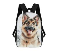 sinyumoney Husky Watercolor Sacs À Dos Pour Enfants, Cartables Imprimés En 3D, Sacs À Dos Pour Élèves Du Primaire Et Du Collège, Garçons Et Filles 17inch