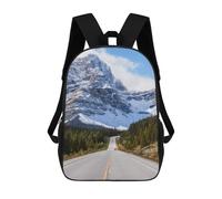 sinyumoney Icefields Parkway Banff NP Sacs À Dos Scolaires Pour Garçons Et Filles, Sacs À Dos Décontractés Pour Le Sport, Sacs À Dos De Grande Capacité Pour L'école Primaire 17inch