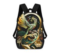 sinyumoney Impression 3D Abstract Phoenix Sacs À Dos Scolaires Pour Enfants, Cartables Pour Garçons, Grand Sac À Dos De Voyage, Sacs À Dos De Jour 17inch