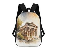 sinyumoney Impression 3D Acropolis And Parthenon Sacs À Dos Scolaires Pour Enfants, Cartables Pour Garçons, Grand Sac À Dos De Voyage, Sacs À Dos De Jour 17inch