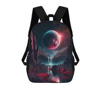 sinyumoney Impression 3D Alien Waterfall Planet Sacs À Dos Scolaires Pour Enfants, Cartables Pour Garçons, Grand Sac À Dos De Voyage, Sacs À Dos De Jour 17inch