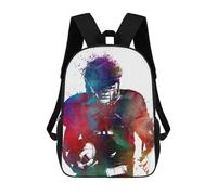 sinyumoney Impression 3D American Football Player Sacs À Dos Scolaires Pour Enfants, Cartables Pour Garçons, Grand Sac À Dos De Voyage, Sacs À Dos De Jour 17inch