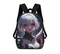 sinyumoney Impression 3D Anime Angel with Red Eyes Sacs À Dos Scolaires Pour Enfants De 17 Pouces, Sacs À Livres Pour Garçons, Grand Sac À Dos De Voyage, Sacs À Dos De Jour
