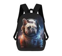sinyumoney Impression 3D Astronaut Dog Sacs À Dos Scolaires Pour Enfants, Cartables Pour Garçons, Grand Sac À Dos De Voyage, Sacs À Dos De Jour 17inch