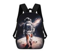 sinyumoney Impression 3D Astronaut in Outer Space Sacs À Dos Scolaires Pour Enfants De 17 Pouces, Sacs À Livres Pour Garçons, Grand Sac À Dos De Voyage, Sacs À Dos De Jour
