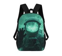 sinyumoney Impression 3D Astronaut in Space -8 Sacs À Dos Scolaires Pour Enfants De 17 Pouces, Sacs À Livres Pour Garçons, Grand Sac À Dos De Voyage, Sacs À Dos De Jour