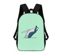 sinyumoney Impression 3D Blue Whale Sacs À Dos Scolaires Pour Enfants, Cartables Pour Garçons, Grand Sac À Dos De Voyage, Sacs À Dos De Jour 17inch