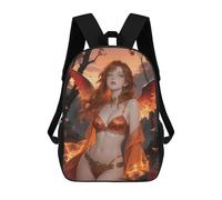 sinyumoney Impression 3D Captivating Auburn Seraph in An Enchanted Forest Sacs À Dos Scolaires Pour Enfants De 17 Pouces, Sacs À Livres Pour Garçons, Grand Sac À Dos De Voyage, Sacs À Dos De Jour