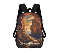 sinyumoney Impression 3D Carlsbad Caverns National Park Sacs À Dos Scolaires Pour Enfants, Cartables Pour Garçons, Grand Sac À Dos De Voyage, Sacs À Dos De Jour 17inch