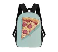 sinyumoney Impression 3D Cartoon Pizza Time Sacs À Dos Scolaires Pour Enfants, Cartables Pour Garçons, Grand Sac À Dos De Voyage, Sacs À Dos De Jour 17inch