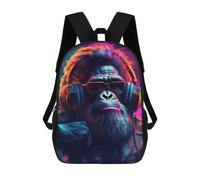 sinyumoney Impression 3D Chill Monkey -1 Sacs À Dos Scolaires Pour Enfants, Cartables Pour Garçons, Grand Sac À Dos De Voyage, Sacs À Dos De Jour 17inch