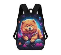 sinyumoney Impression 3D Chow Chow Puppies Sacs À Dos Scolaires Pour Enfants, Cartables Pour Garçons, Grand Sac À Dos De Voyage, Sacs À Dos De Jour 17inch